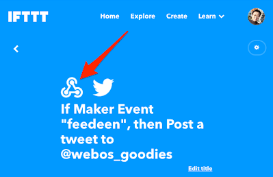 Webhook のアイコンをクリック