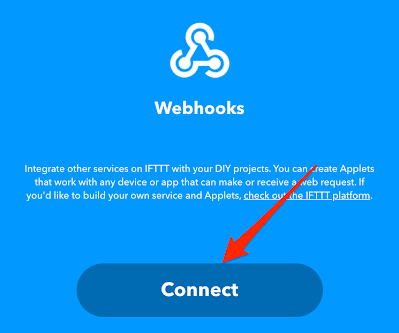 「Connect」をクリック