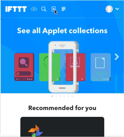 IFTTTでの設定手順